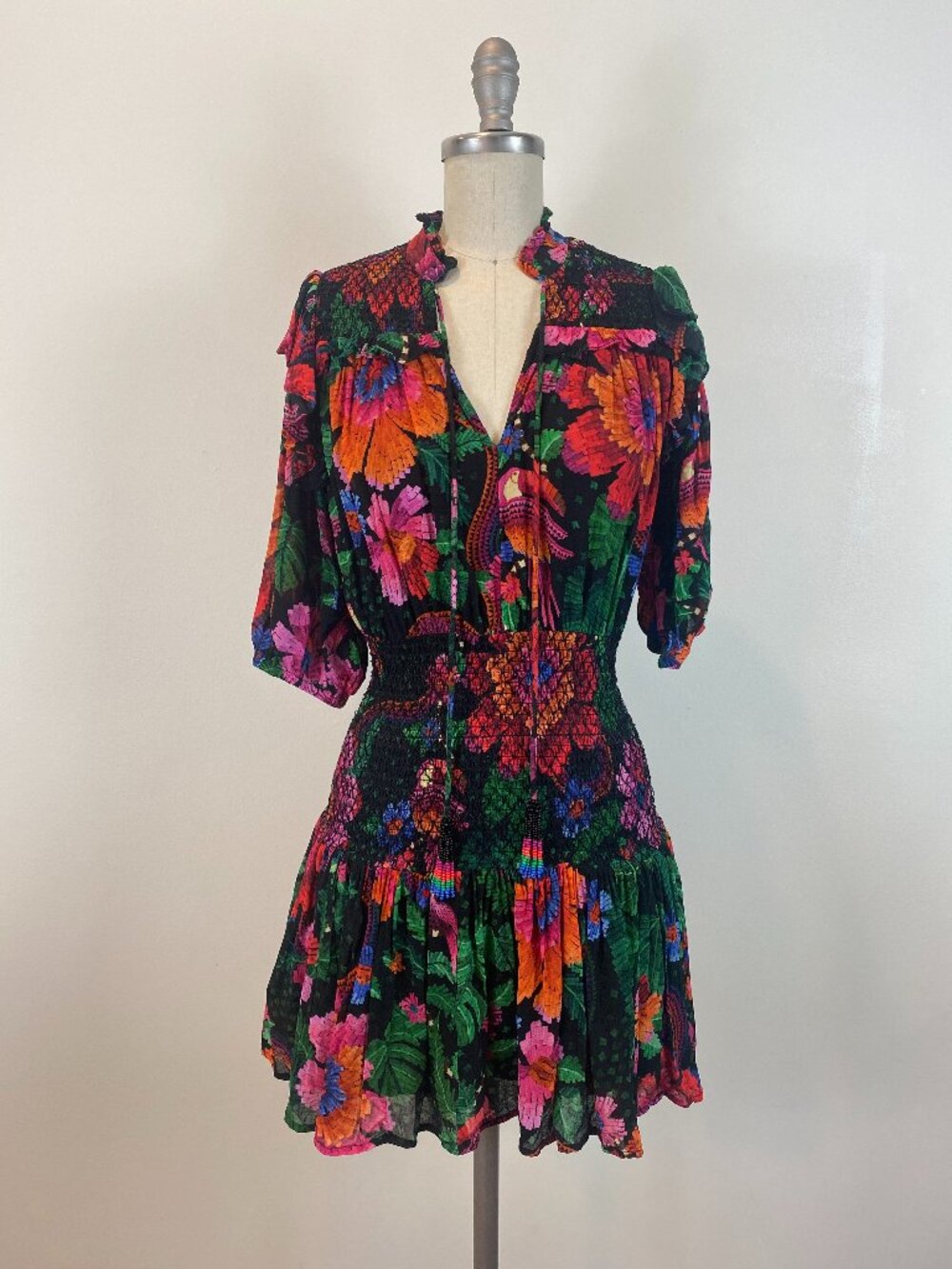 FARM Rio Blooming Garden Mini Dress